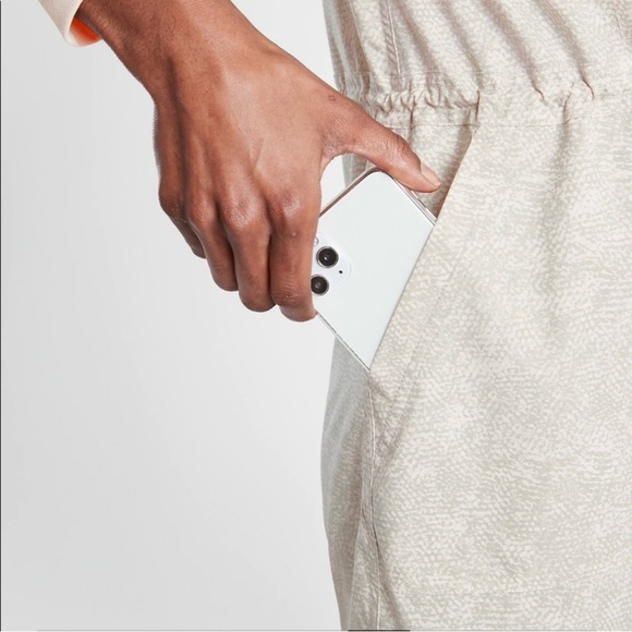 Athleta Zumba Printed Shirtdress In Viper Grey - Picture 4 of 12